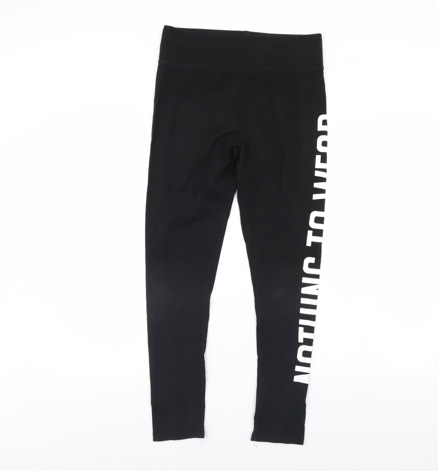 Golddigga Womens Black   Capri Leggings Size 16 L29 in