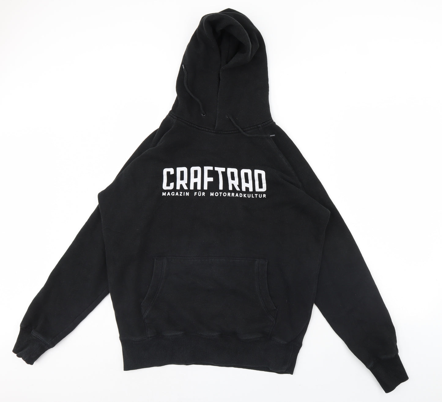 Preworn Mens Black   Pullover Hoodie Size L