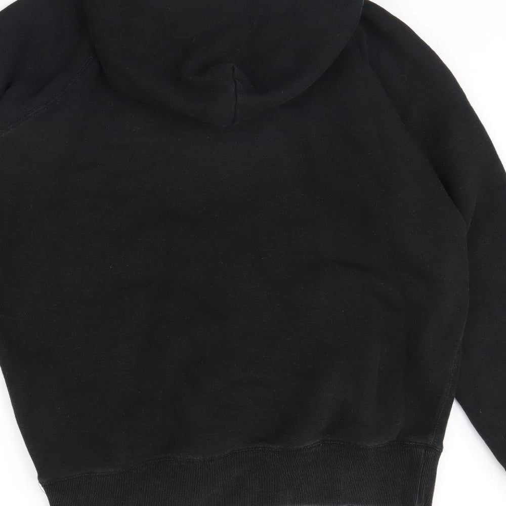 Preworn Mens Black   Pullover Hoodie Size L