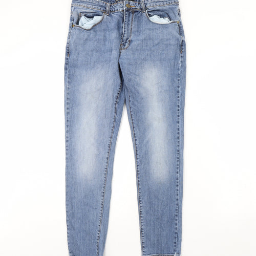 Very Womens Blue  Denim Straight Jeans Size 32 L30 in