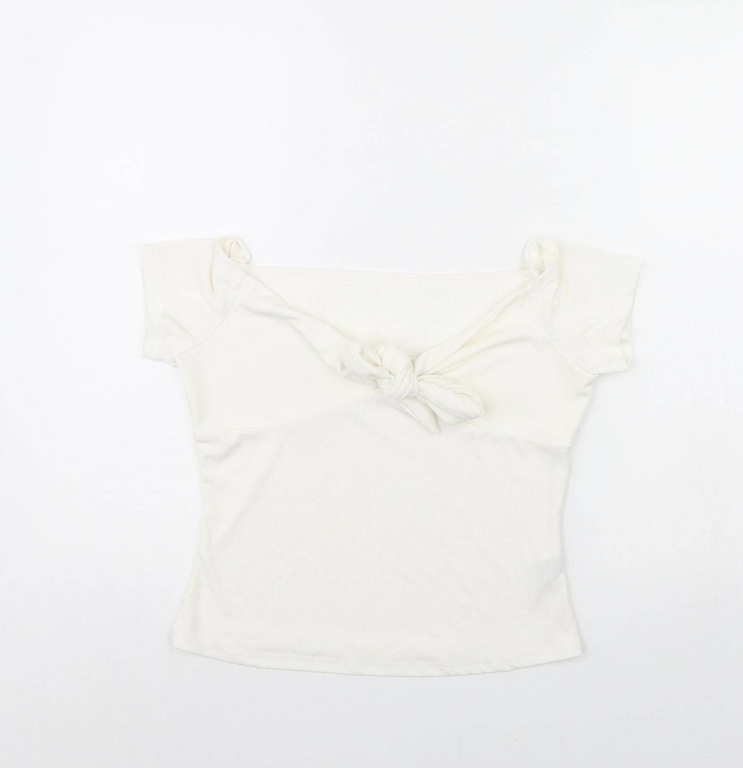Shein  Womens Ivory   Basic Blouse Size L