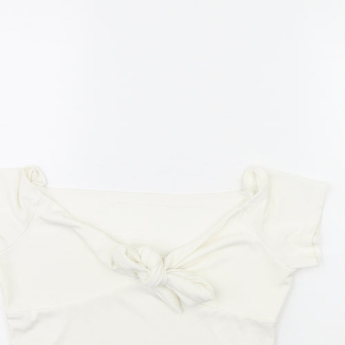 Shein  Womens Ivory   Basic Blouse Size L