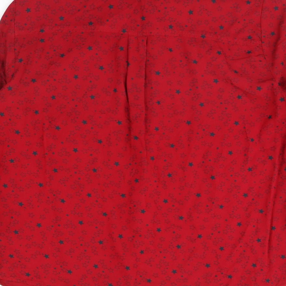 M&S Womens Red   Basic Button-Up Size 20