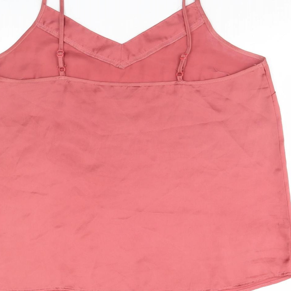 Secret Possesions Womens Pink   Basic Tank Size 12