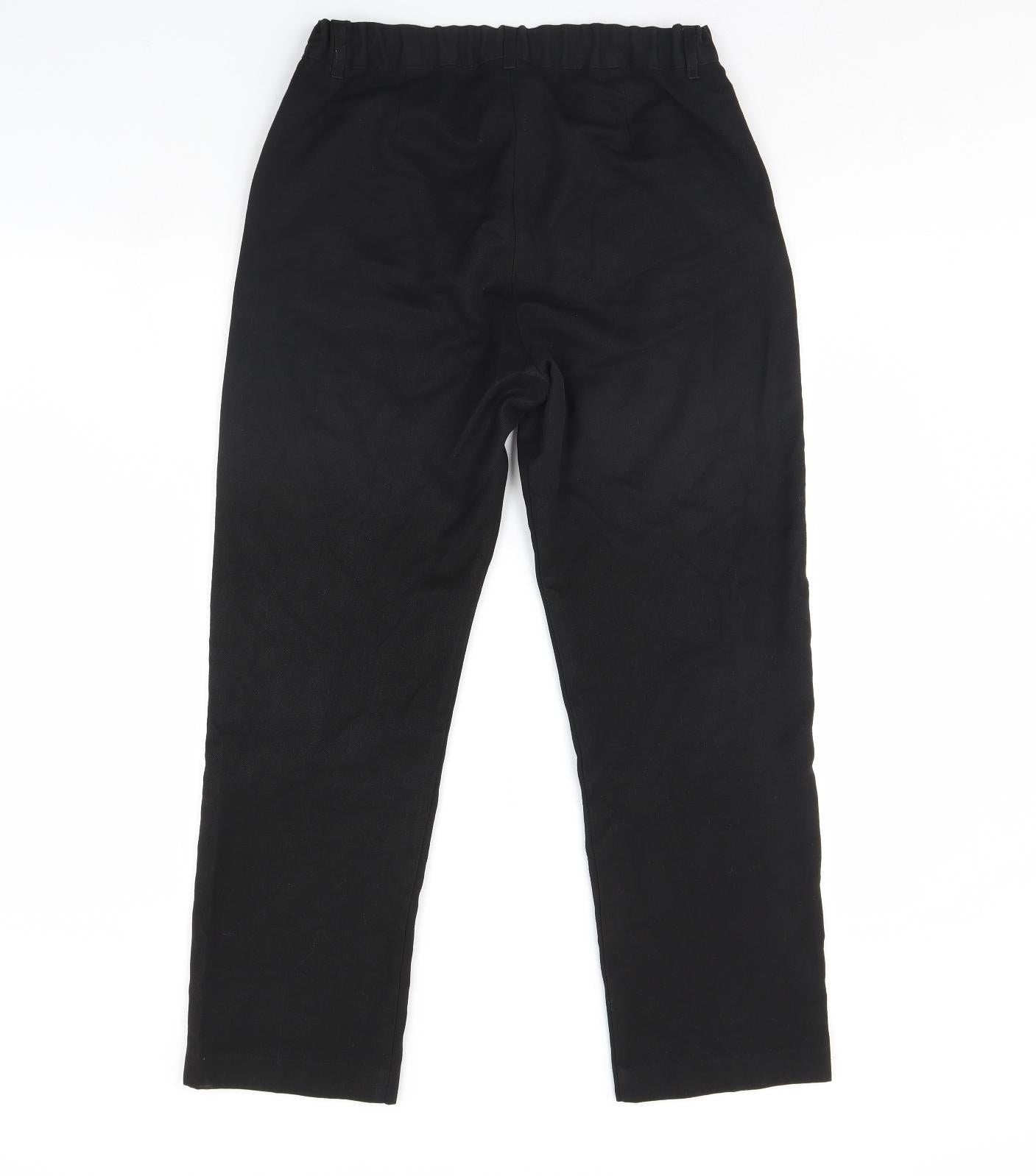 F&F Boys Black    Trousers Size 13 Years - School