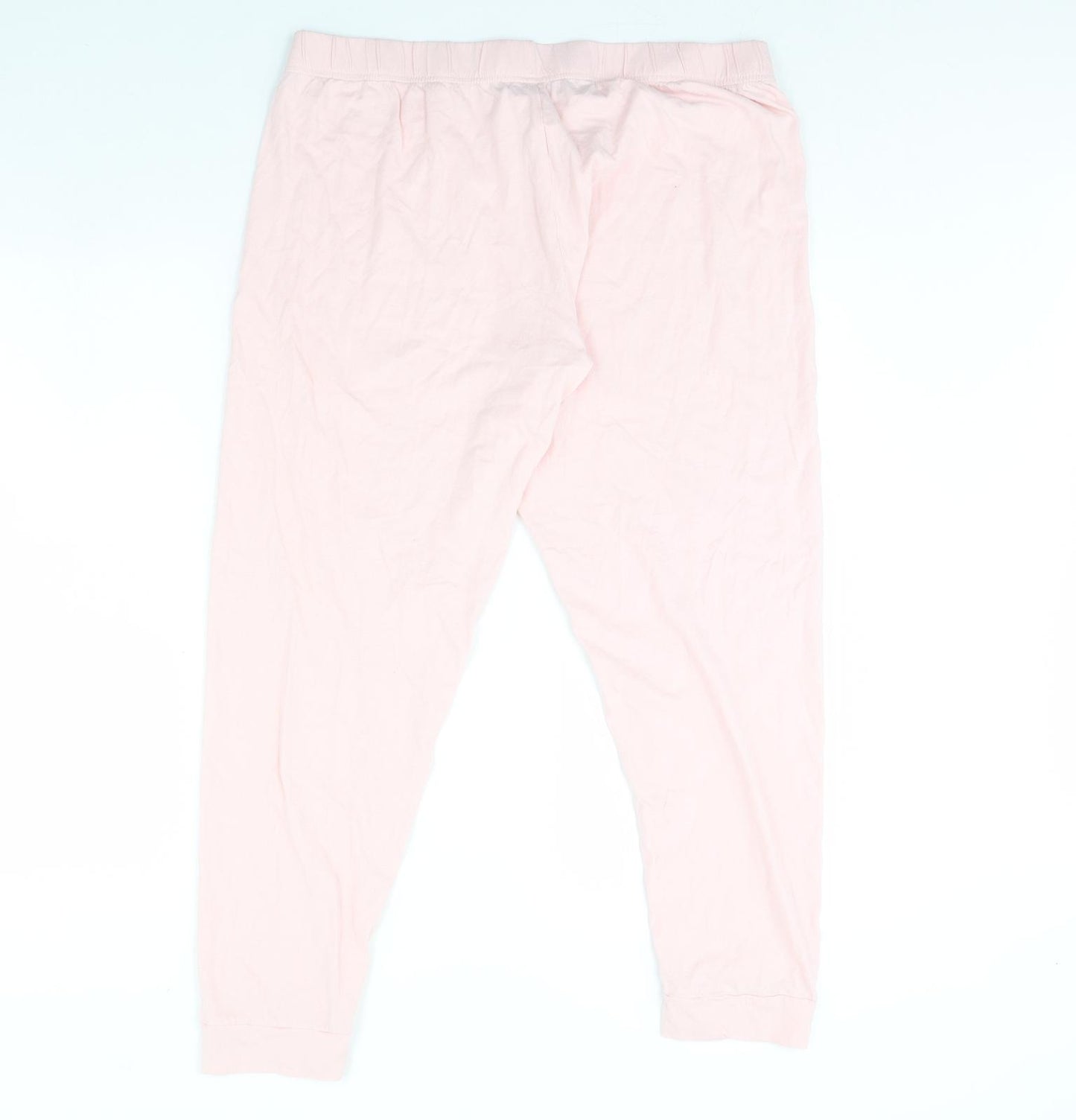 Primark Womens Pink Solid  Cami Pyjama Pants Size L