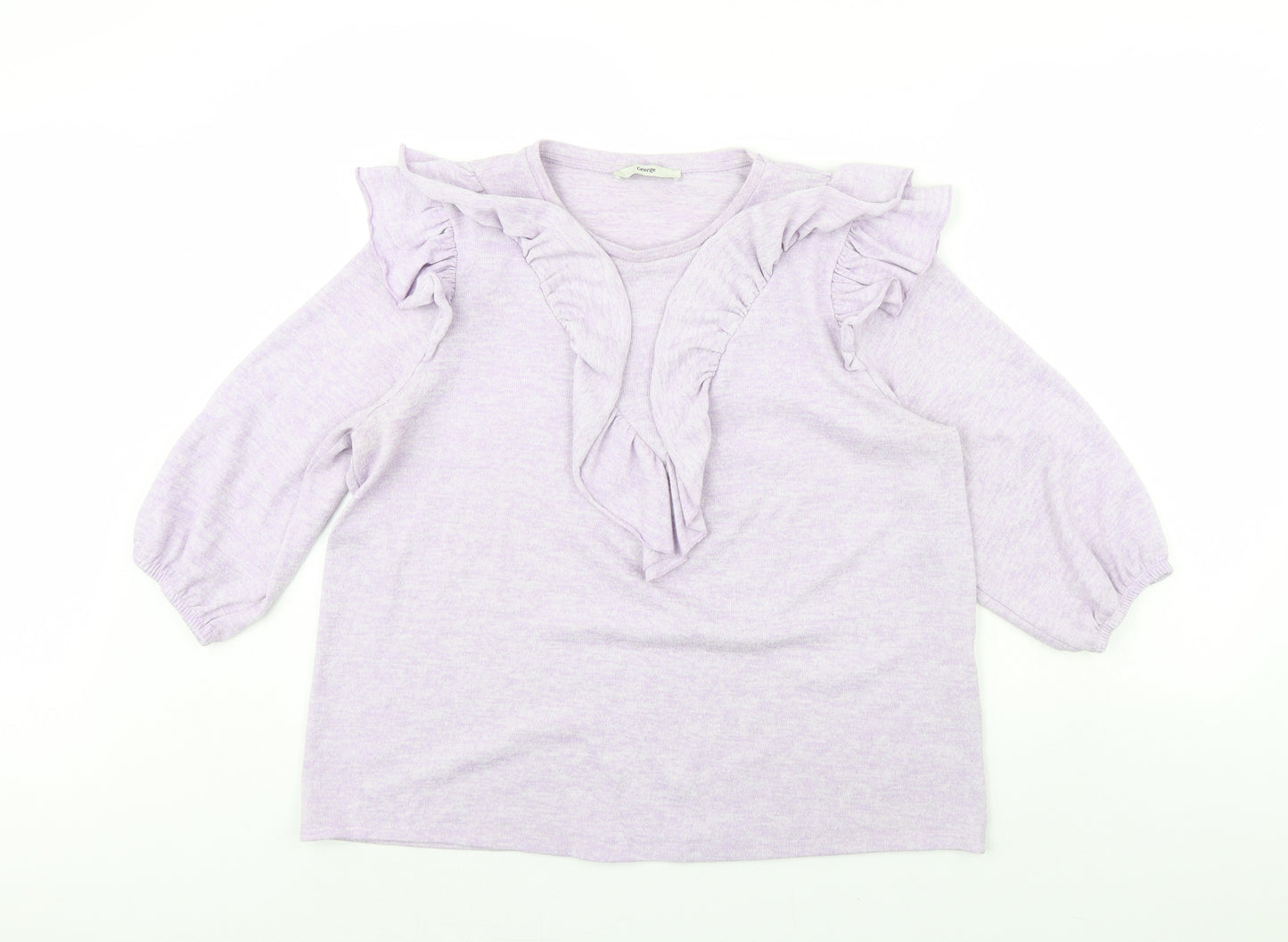 George Womens Purple   Pullover Jumper Size L
