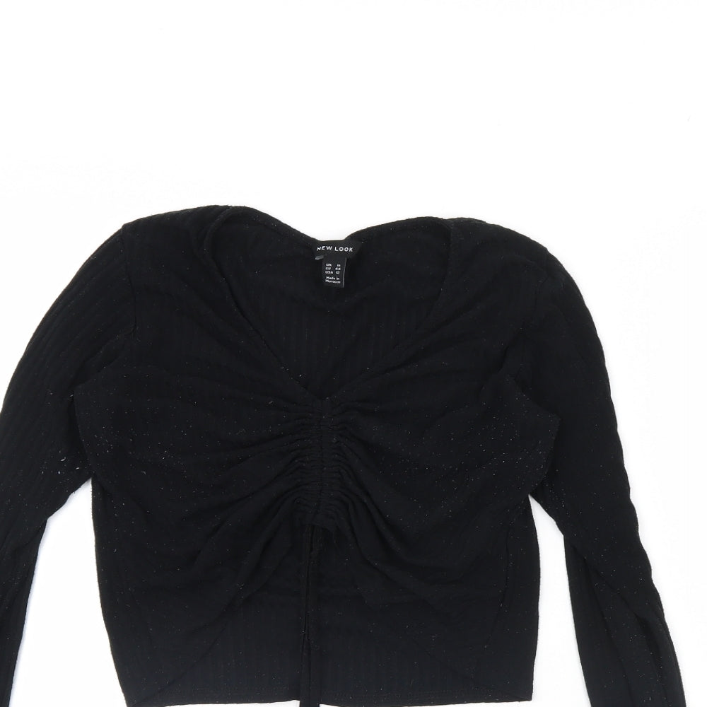 New Look Womens Black   Basic Blouse Size 16