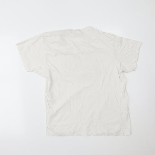 Joey Roo Mens White    T-Shirt Size M