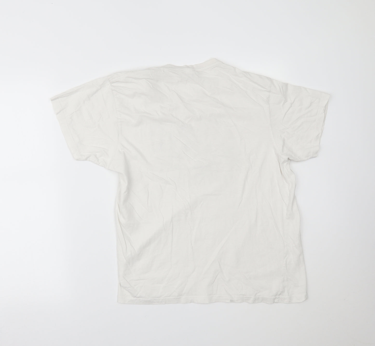 Joey Roo Mens White    T-Shirt Size M