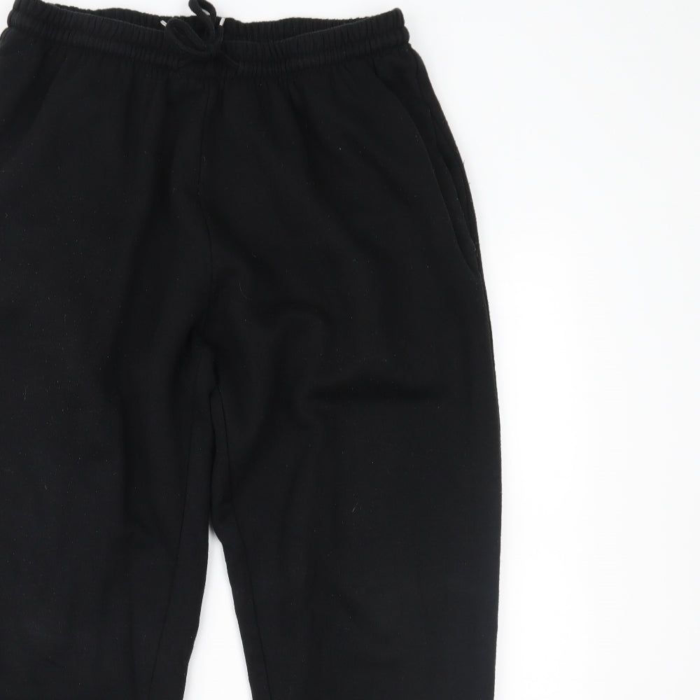Peacocks Womens Black   Jogger Trousers Size L L27 in