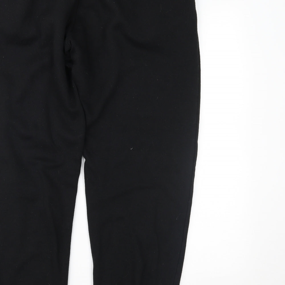 Peacocks Womens Black   Jogger Trousers Size L L27 in
