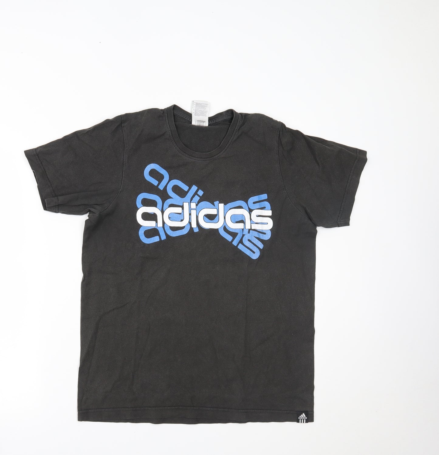 adidas Mens Grey    T-Shirt Size S