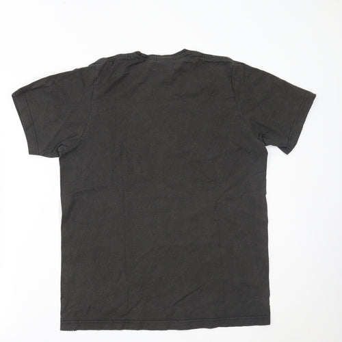 adidas Mens Grey    T-Shirt Size S