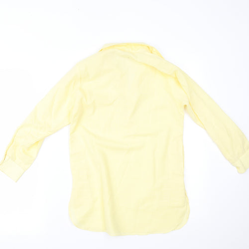 rambha Womens Yellow   Basic Blouse Size 8