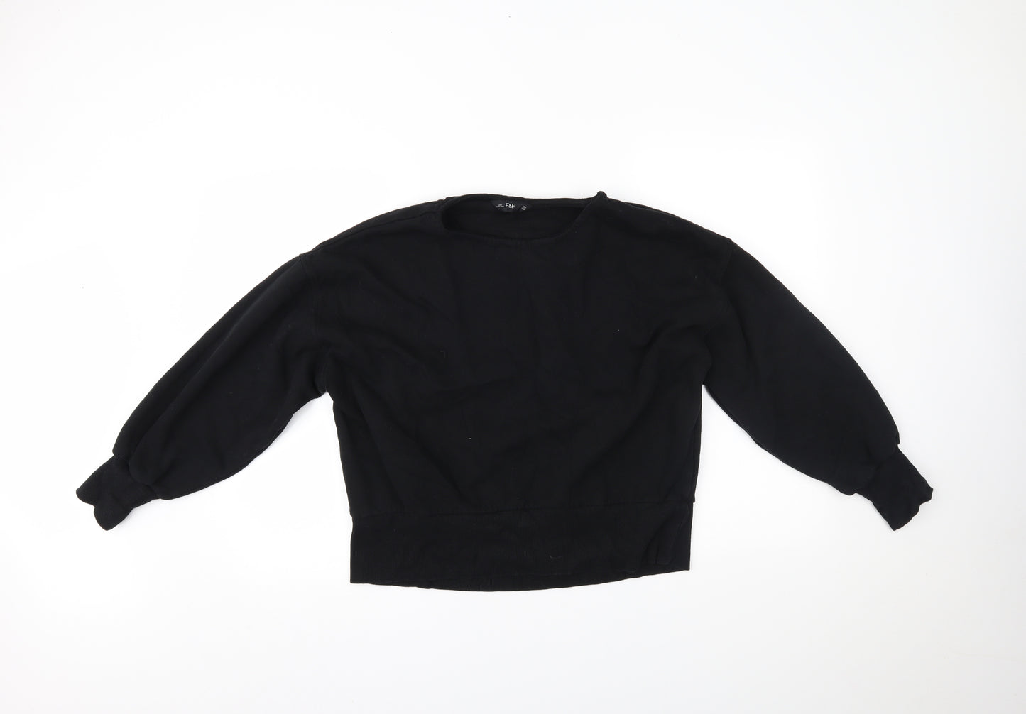 F&F Womens Black   Pullover Jumper Size 12