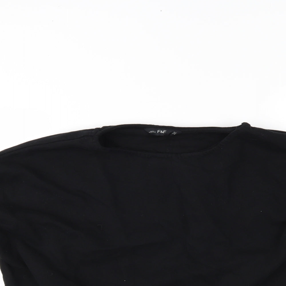 F&F Womens Black   Pullover Jumper Size 12