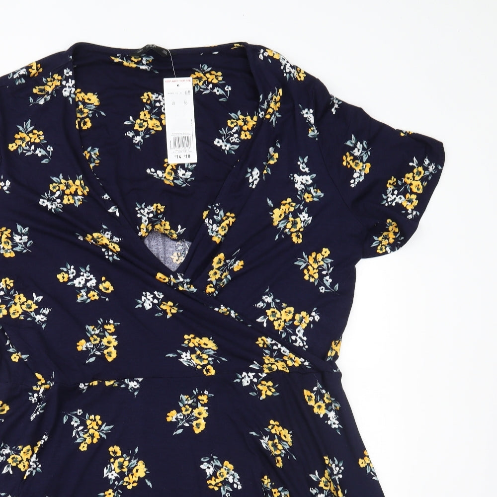 F&F Womens Multicoloured Floral  Fit & Flare  Size 22