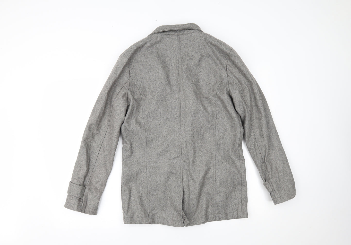 inmur Womens Grey   Overcoat Coat Size L