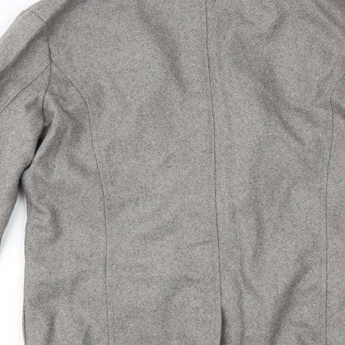 inmur Womens Grey   Overcoat Coat Size L