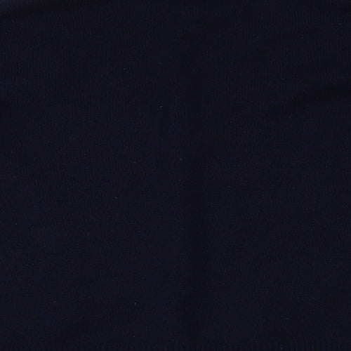 TU Womens Blue Floral  Henley Jumper Size M
