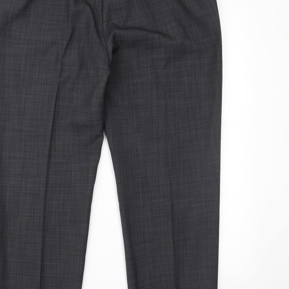 Marks and Spencer Womens Grey   Trousers  Size 16 L24 in