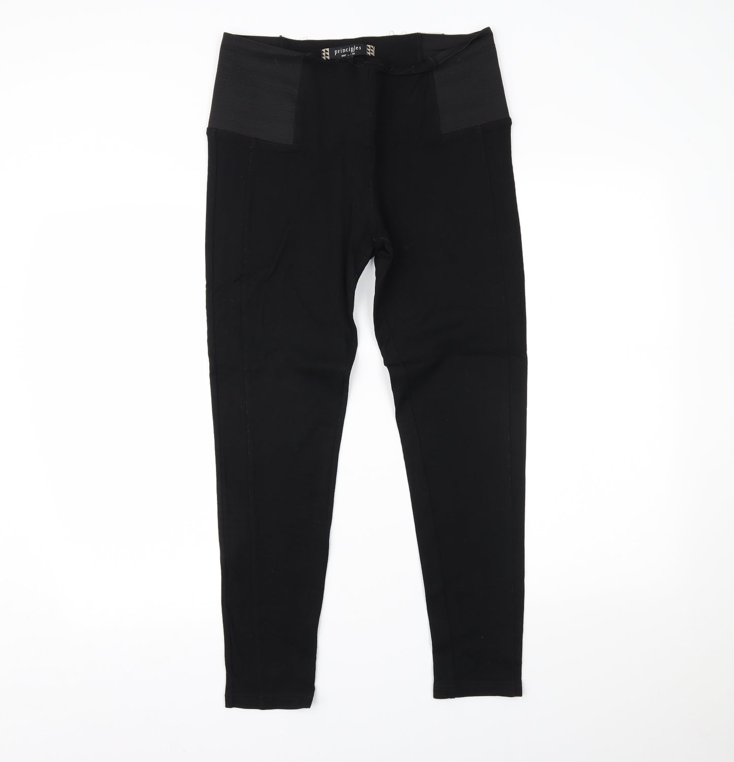 Principles Womens Black    Leggings Size 12 L24 in