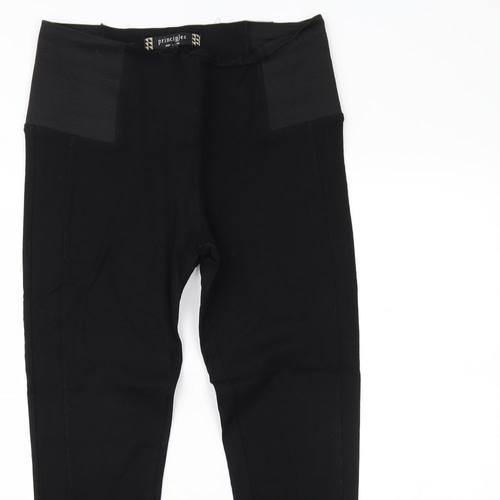 Principles Womens Black    Leggings Size 12 L24 in