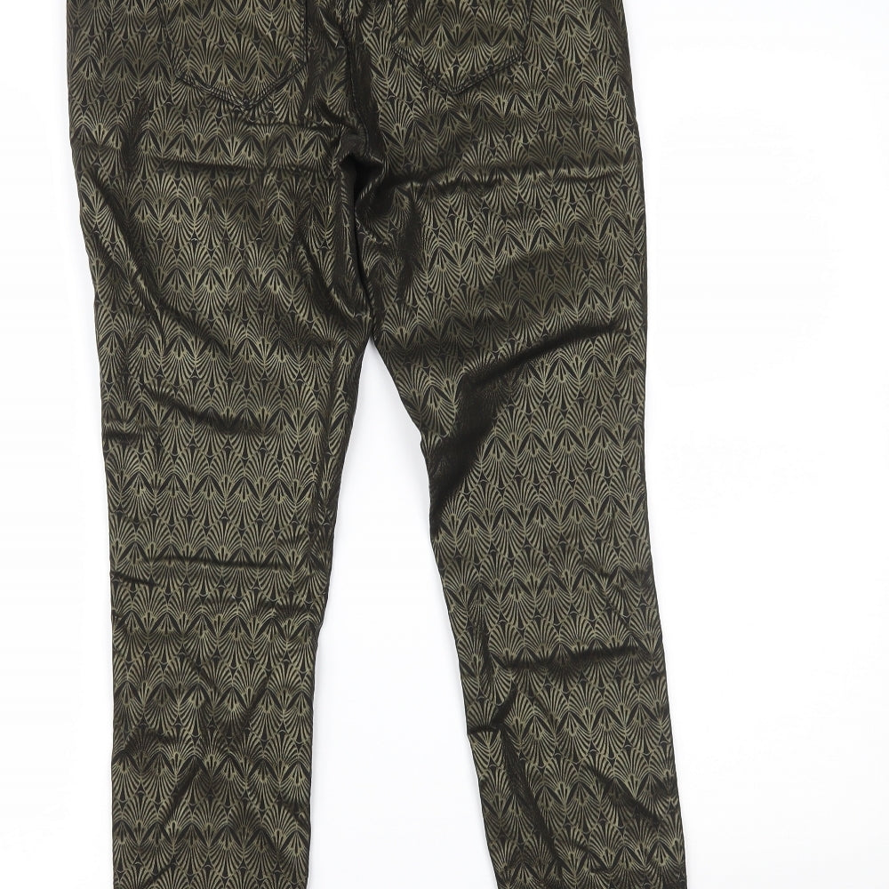 NEXT Womens Gold   Jegging Leggings Size 8 L25.5 in