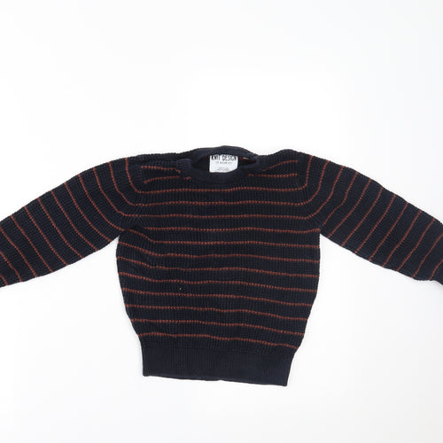 Palamino Boys Multicoloured Striped  Pullover Jumper Size 6-7 Years