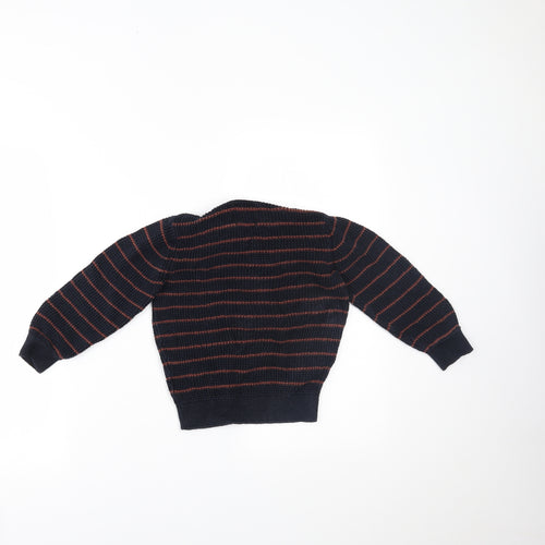 Palamino Boys Multicoloured Striped  Pullover Jumper Size 6-7 Years