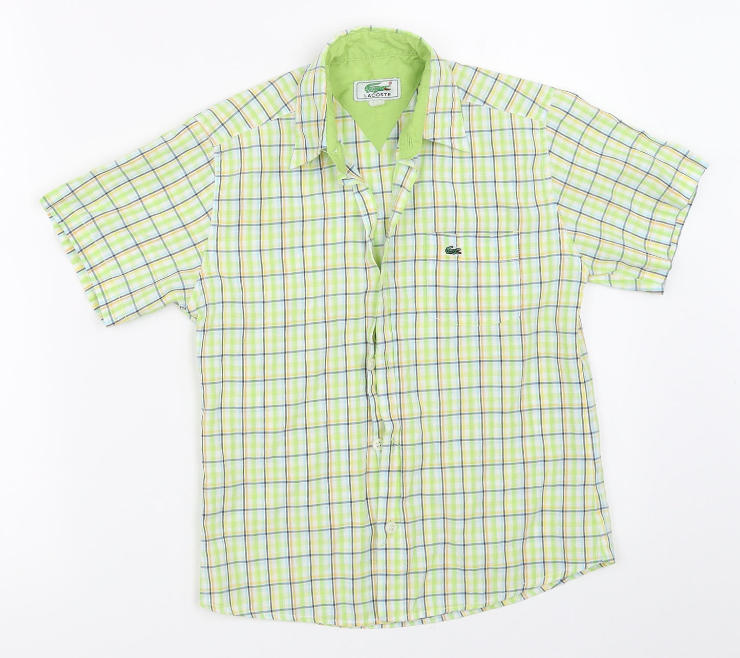 Lacoste Boys Green   Basic Button-Up Size 7 Years
