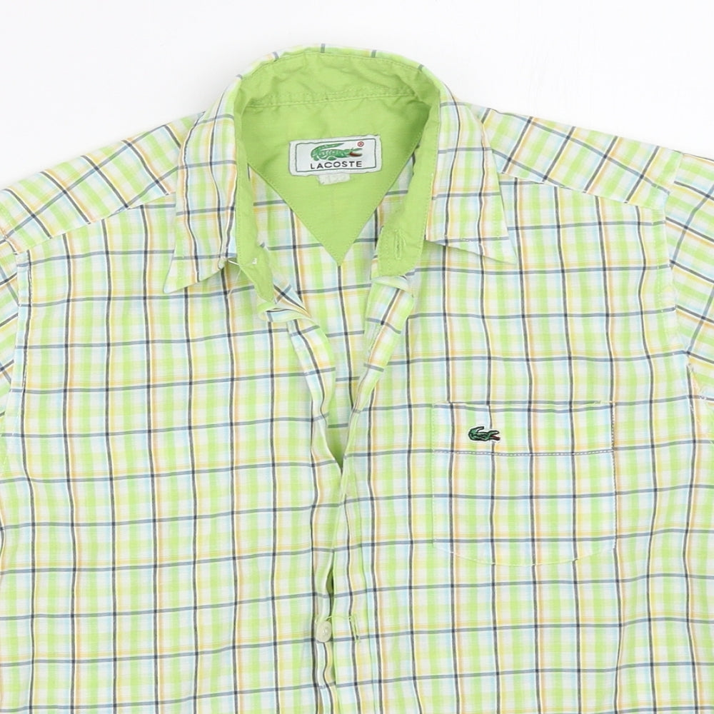 Lacoste Boys Green   Basic Button-Up Size 7 Years