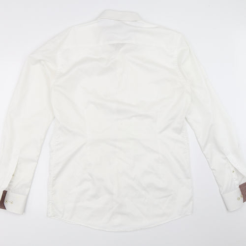 Eton Mens White    Dress Shirt Size 16