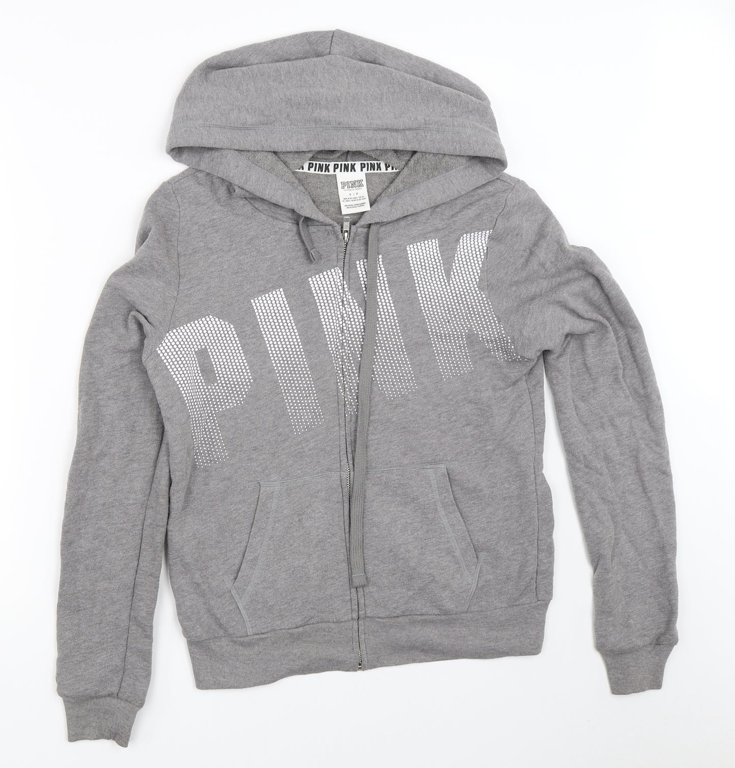 Victoria's Secret Womens Grey   Full Zip Hoodie Size S