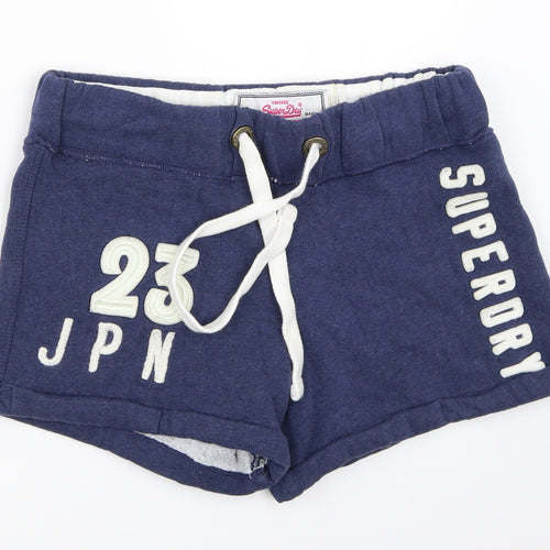Superdry Womens Blue   Hot Pants Shorts Size XS