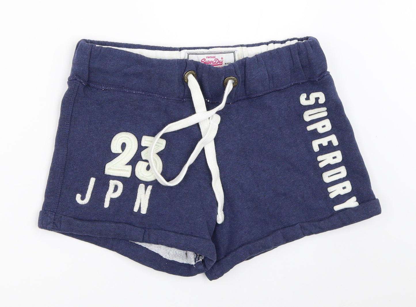 Superdry Womens Blue   Hot Pants Shorts Size XS