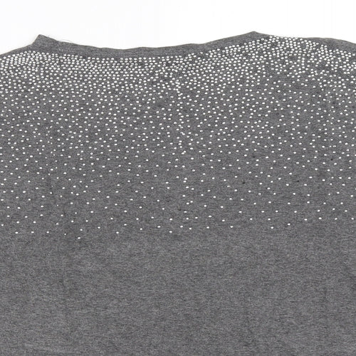 James Lakeland Womens Grey   Basic T-Shirt Size 14