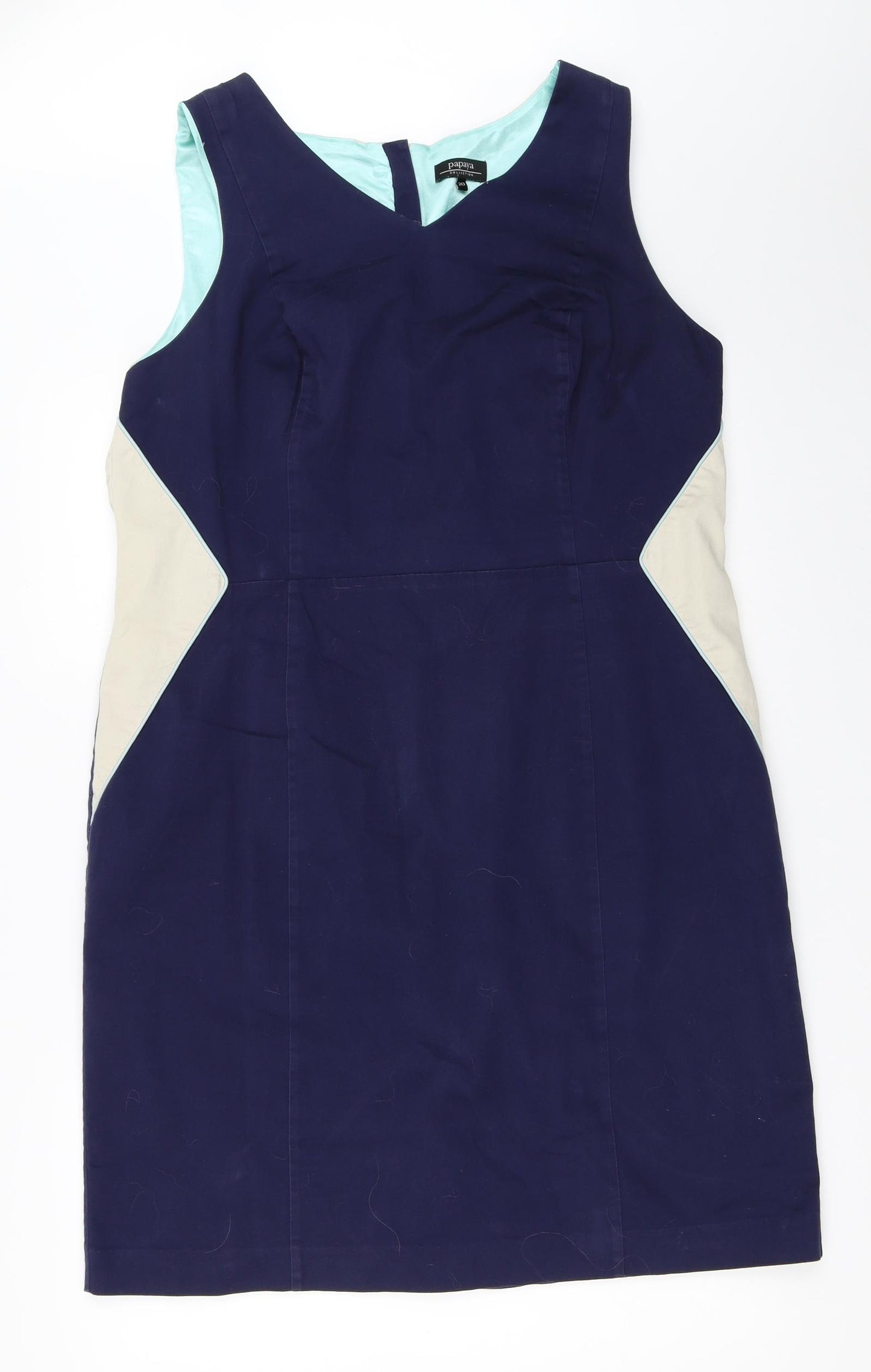 Papaya Womens Blue   Shift  Size 20
