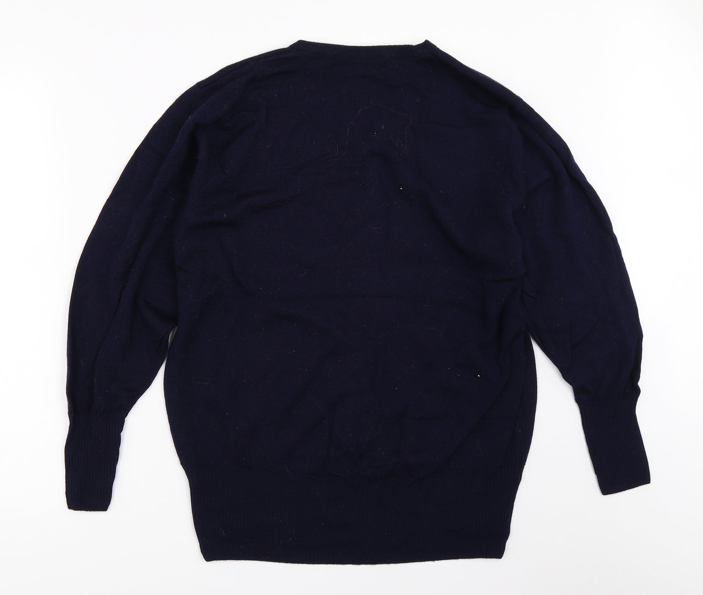 Marks and Spencer Womens Blue   Cardigan Jumper Size 16
