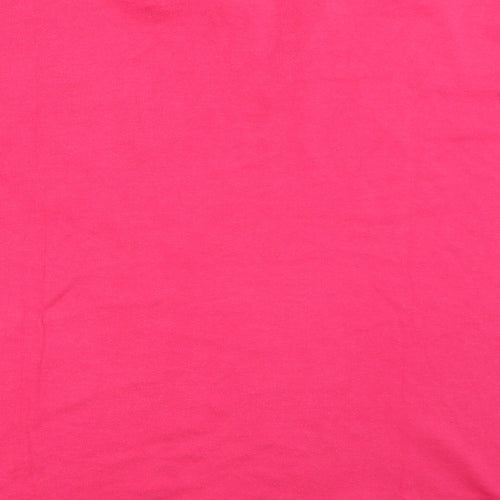 Antonia Bay Womens Pink   Basic T-Shirt Size 16