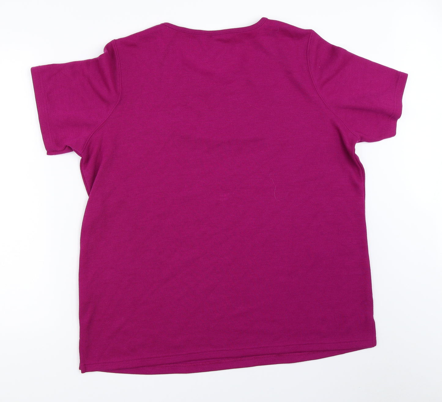 BM Womens Purple   Basic T-Shirt Size L