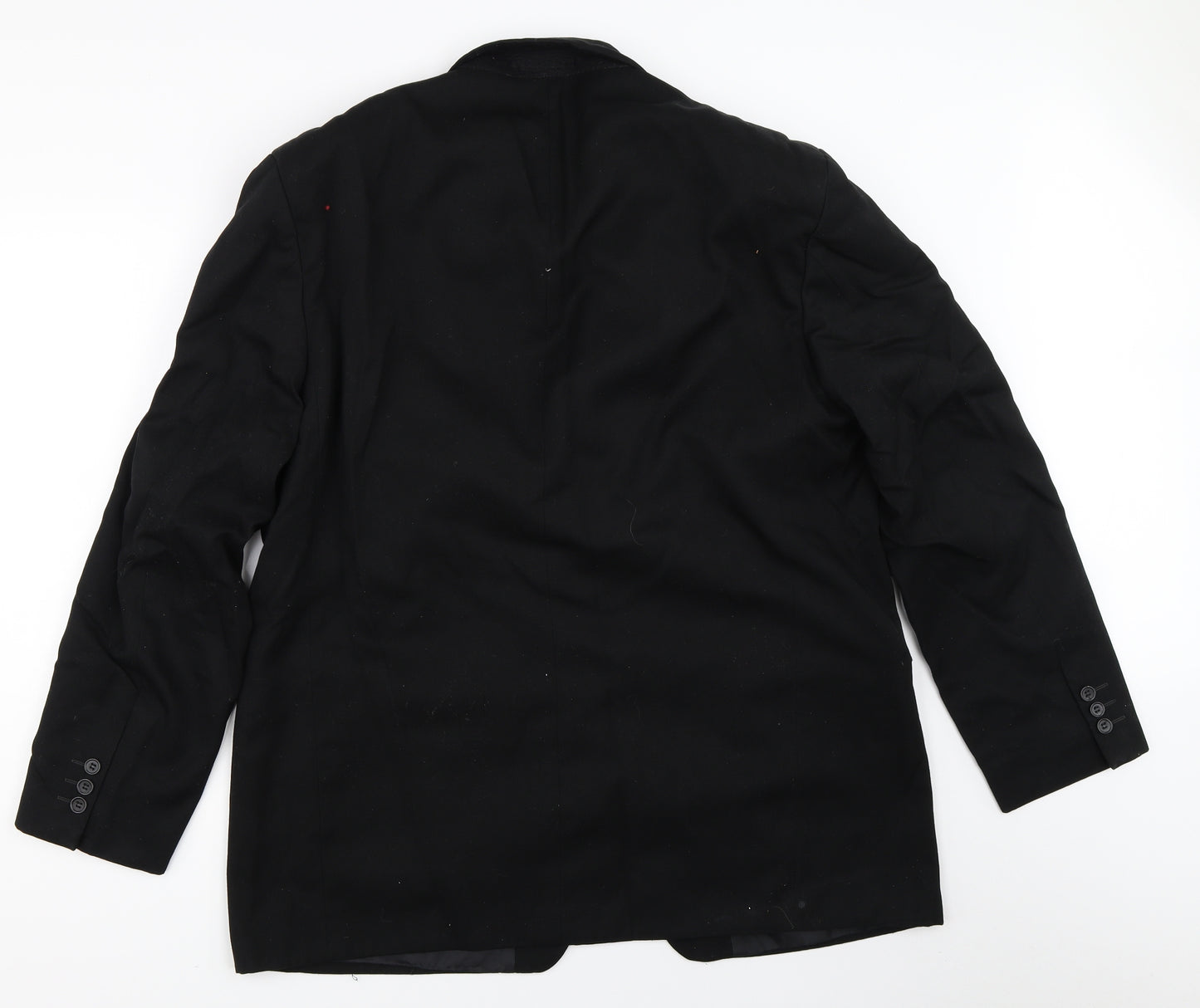 Preworn Mens Black   Jacket Blazer Size 46