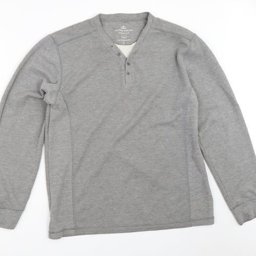 Easy Mens Grey   Pullover Sweatshirt Size L