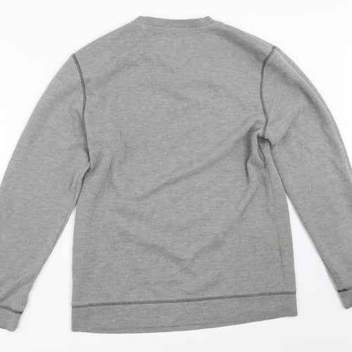 Lincoln Mens Grey   Pullover Sweatshirt Size M