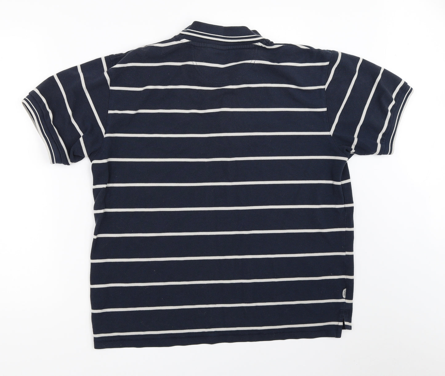 Lonsdale Mens Blue Striped   Polo Size L