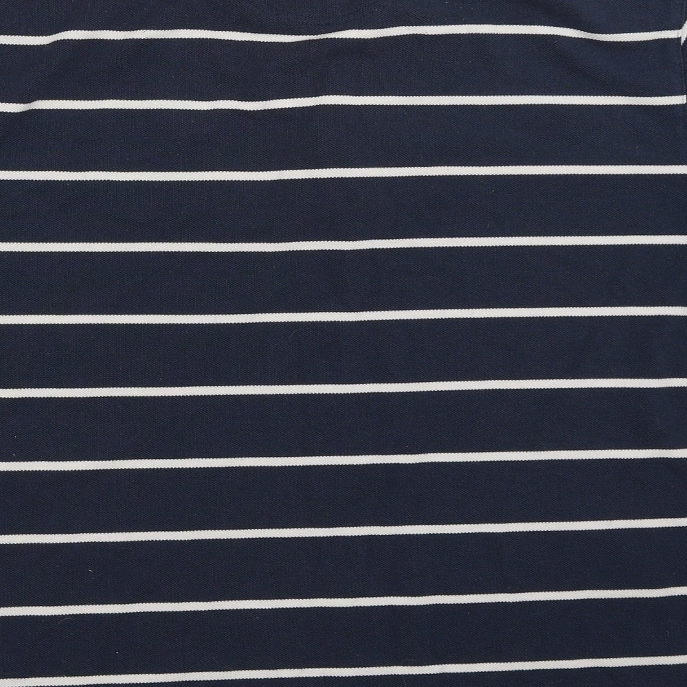 Lonsdale Mens Blue Striped   Polo Size L
