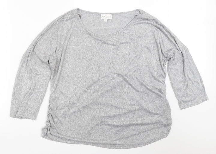 Apricot Womens Grey Pullover Jumper Size 14
