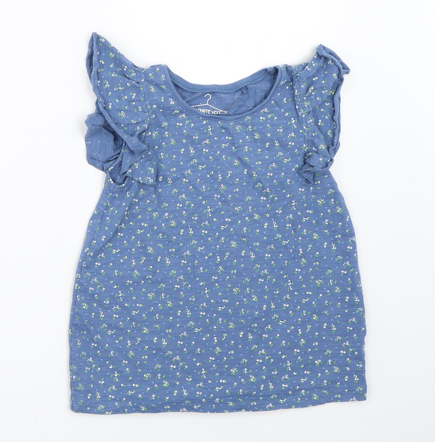 NEXT Girls Blue   Basic Tank Size 5-6 Years