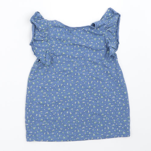 NEXT Girls Blue   Basic Tank Size 5-6 Years